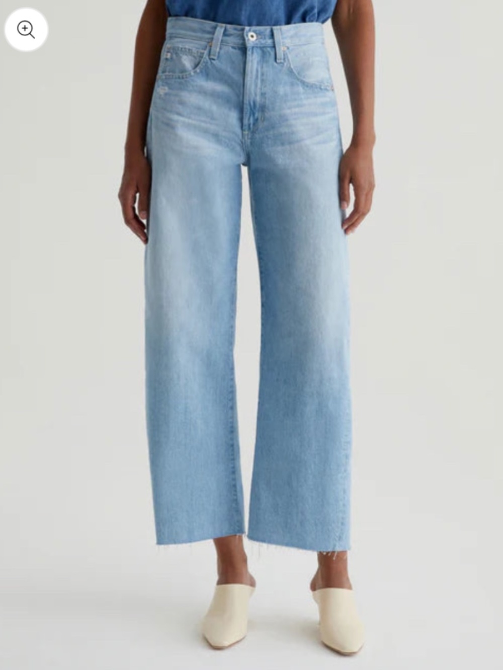 AG Hattie Crop Jean High-Rise Barrel in Sunrise, Size 31 New